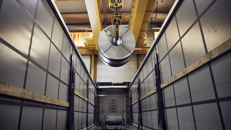 Verladung Coils CON PAC Geel