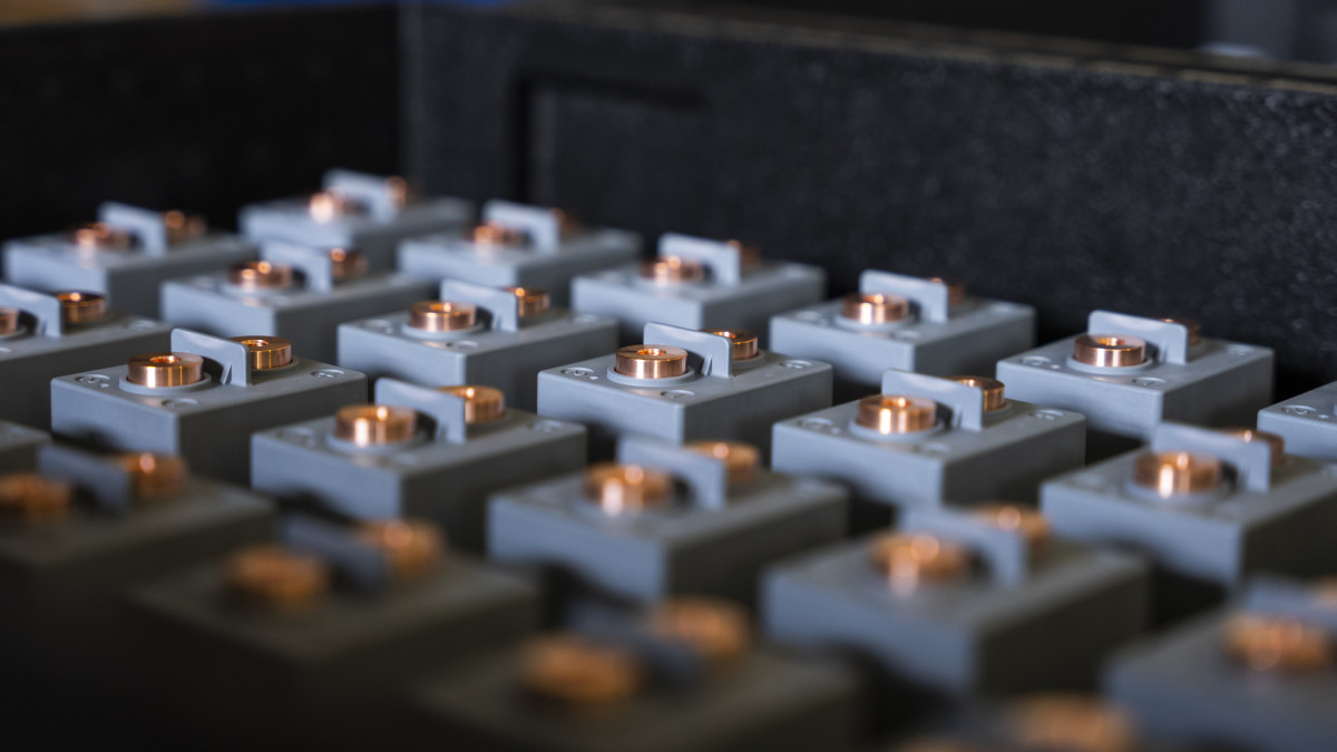 Nahaufnahme von Elektroden