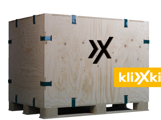 Die kliXXkiste ist das innovative Mehrweg-Verpackungssystem