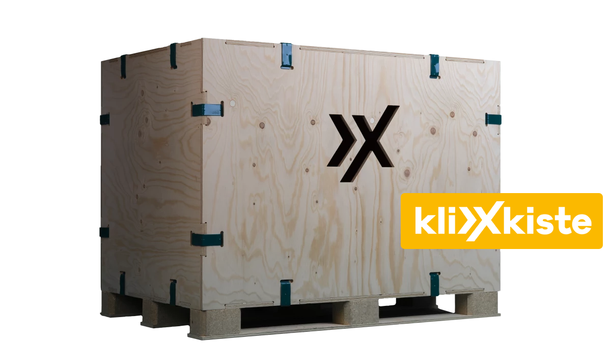 Die kliXXkiste ist das innovative Mehrweg-Verpackungssystem